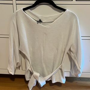Anthropologie white sweater